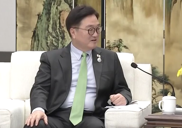 韩国议长见到中方领导人，当面详谈42分钟远超韩方预期_腾讯新闻