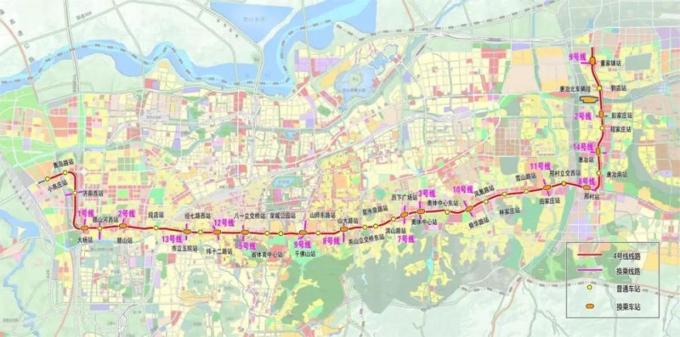 济南轨道交通4号线全线第21座车站顺利封顶