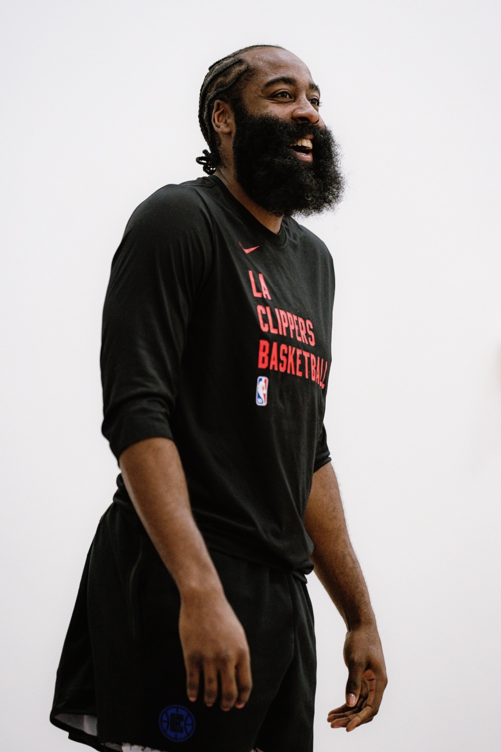 哈登首次参加快船合练!登威卡都咧嘴大笑 卢帅透露四巨头使用计划