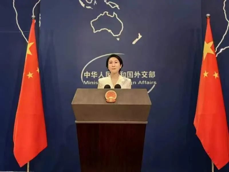 5月27日,外交部发言人毛宁主持例行记者会.