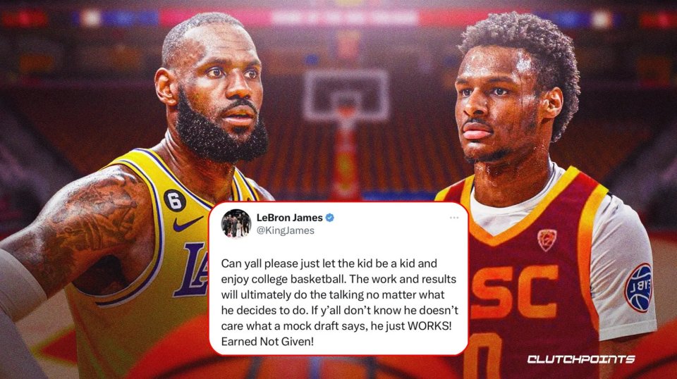 詹皇不满布朗尼25年被选中抨击模拟选秀不重要力挺儿子后删推