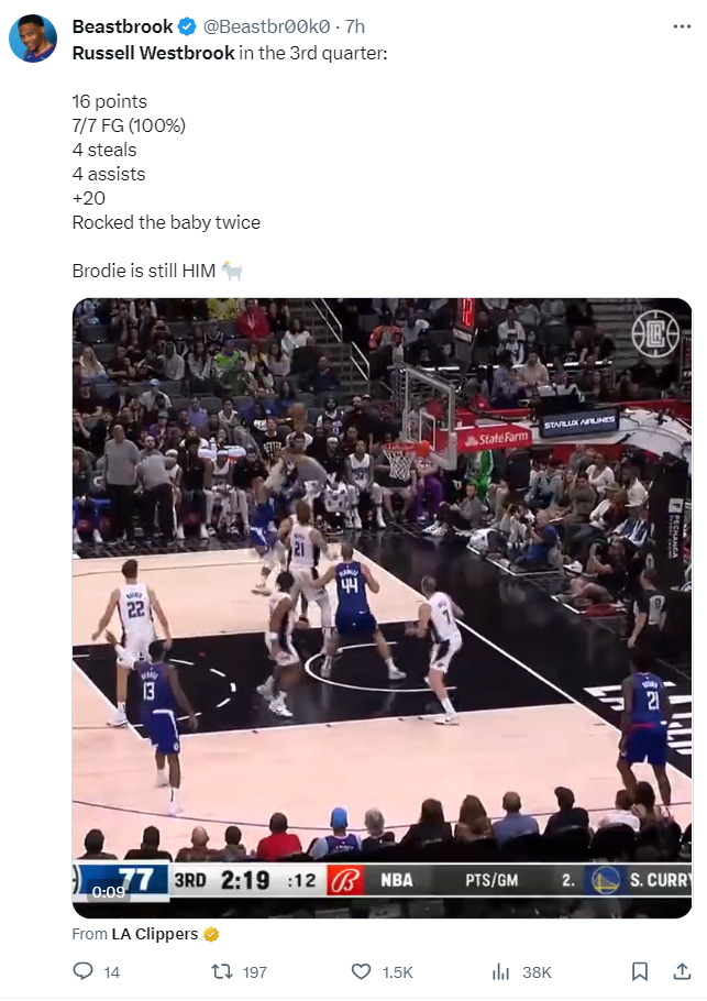 摇娃娃+兴奋起飞：380万威少创纪录打脸ESPN 乔治小卡力挺他_腾讯新闻