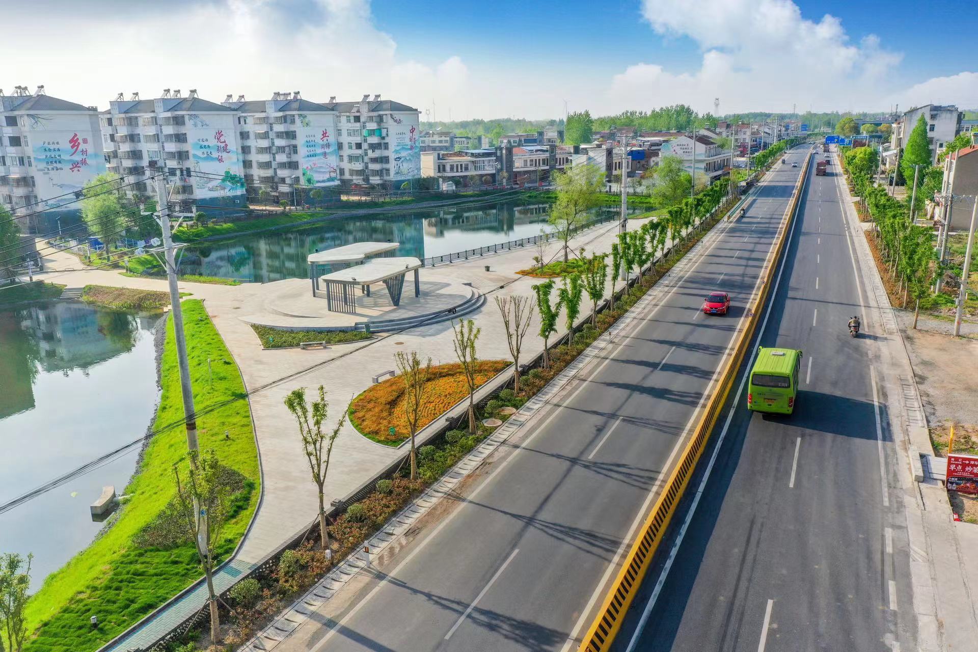 应城市两条路获评湖北省第一批美丽国省道