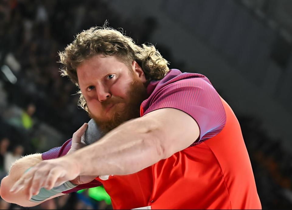 克鲁泽的实力在现役男子铅球圈内过于突出.