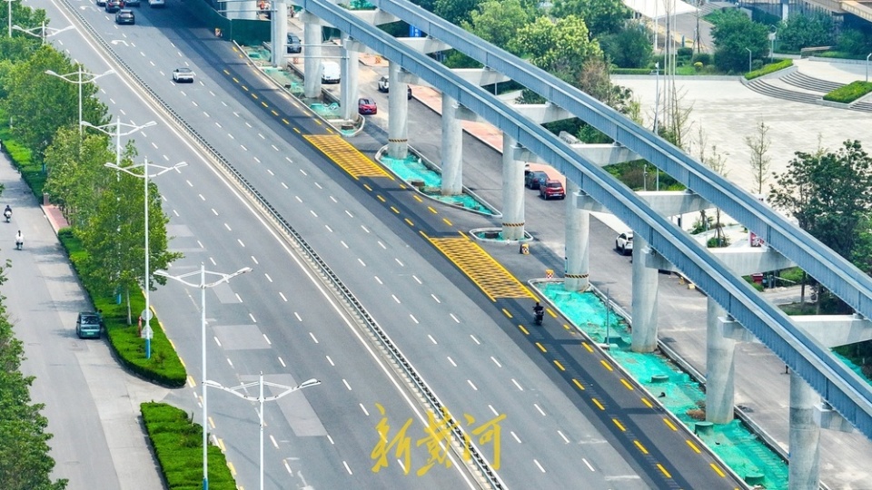 项目强省会｜轨道架设完成，济南这处地面道路逐步恢复