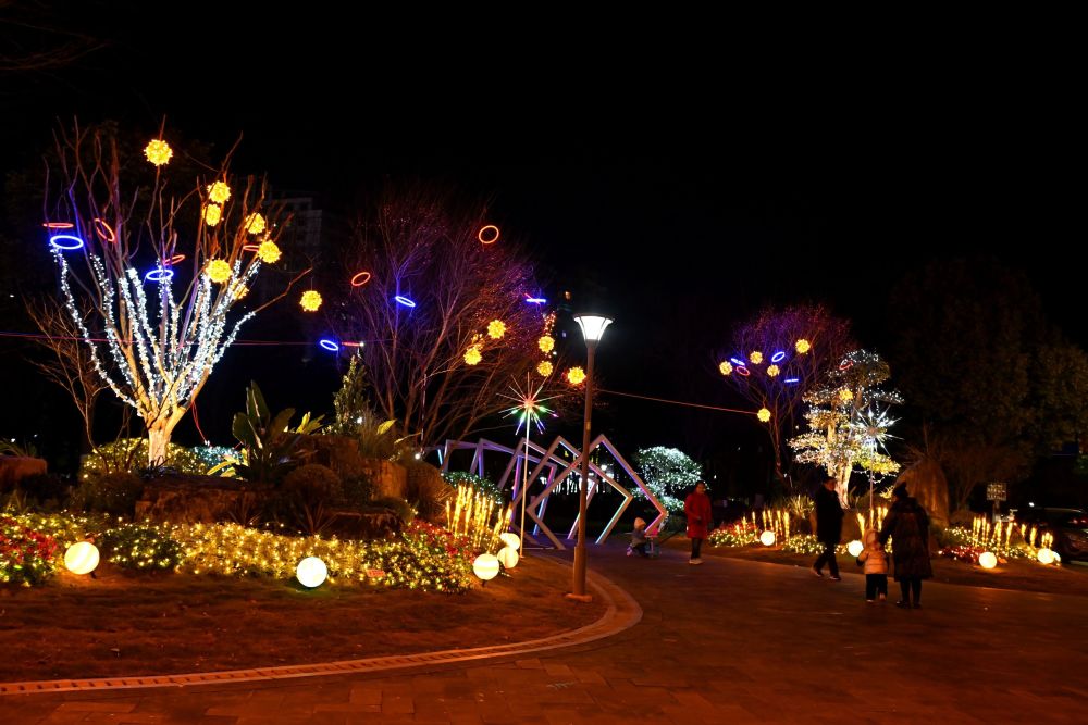 重庆忠县迎春花灯靓丽_腾讯新闻