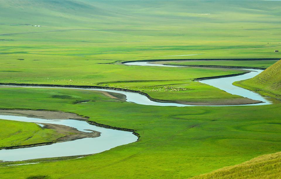 徜徉在额尔古纳湿地,仿佛天地间景色定格在此时此刻,美哉,额尔古纳