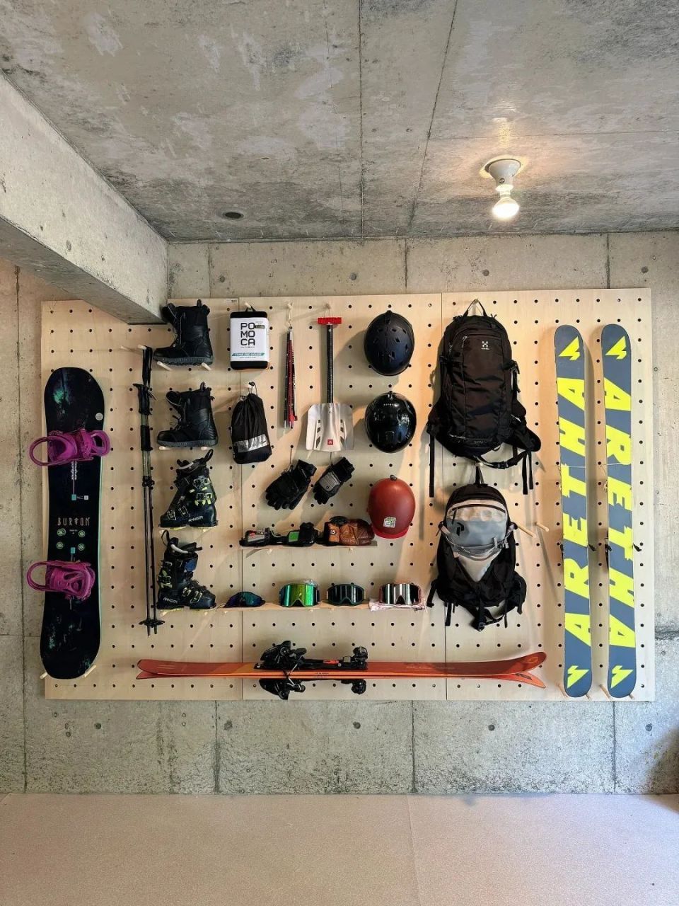 装备收纳墙,当代户外玩家的"不动产"