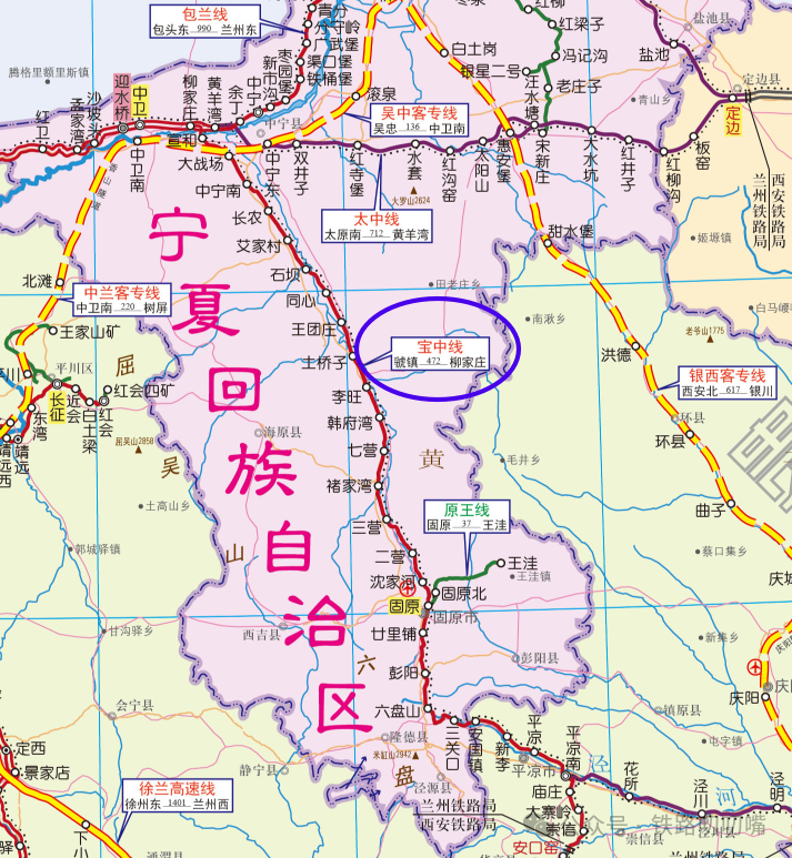 银川至中卫段扩能改造工程一起被列入了去年我国计划开工的重点铁路