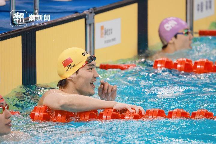 全国游泳冠军赛第三日,潘展乐斩获第三金,"甲鱼"大战汪顺