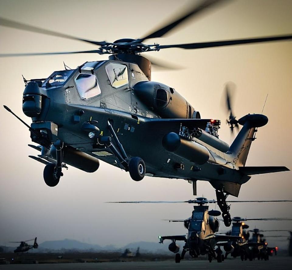 目前,中国解放军装备的武装直升机主要以直