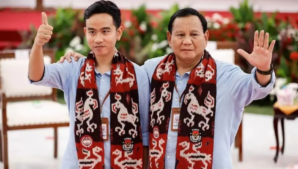 印尼大选结果出炉普拉博沃当选总统佐科接班人露面充当副手