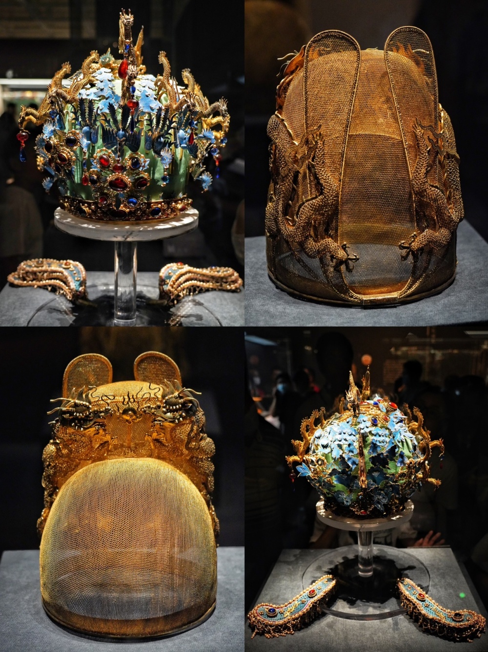 让后人看到了北京明十三陵·万历地宫里出土的陪葬品,万历皇帝的金