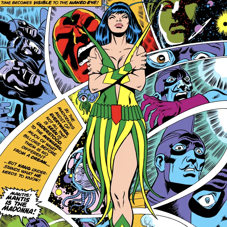 漫威螳螂女原造型经历过重大改变原设计更接近昆虫系风格