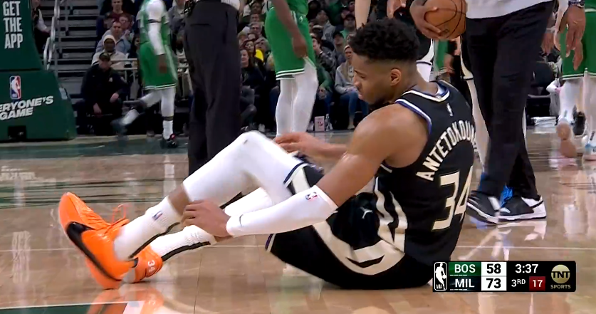 字母一瘸一拐离开球馆:将检查左小腿和跟腱 专家详解伤情最严重报销