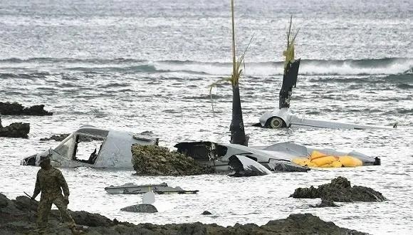 美军宣布:潜水员已经发现了在日本附近坠毁的鱼鹰飞机的5具残骸
