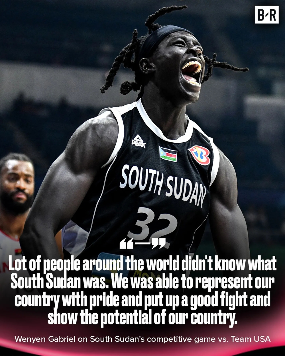 前湖人球员强调南苏丹男篮的情况:没有室内篮球场,我们是难民