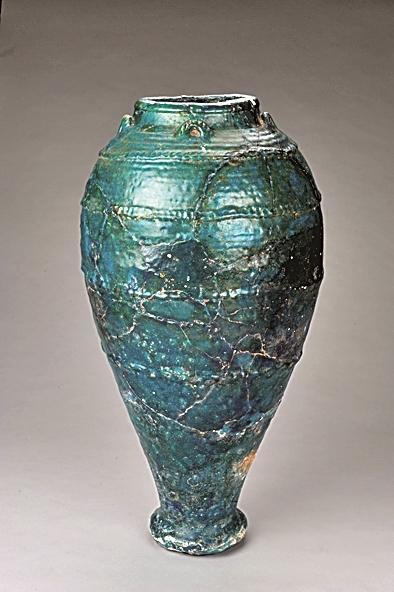 晒晒咱的镇馆之宝㊵】孔雀蓝釉陶瓶：见证海上丝绸之路的繁荣-腾讯新闻