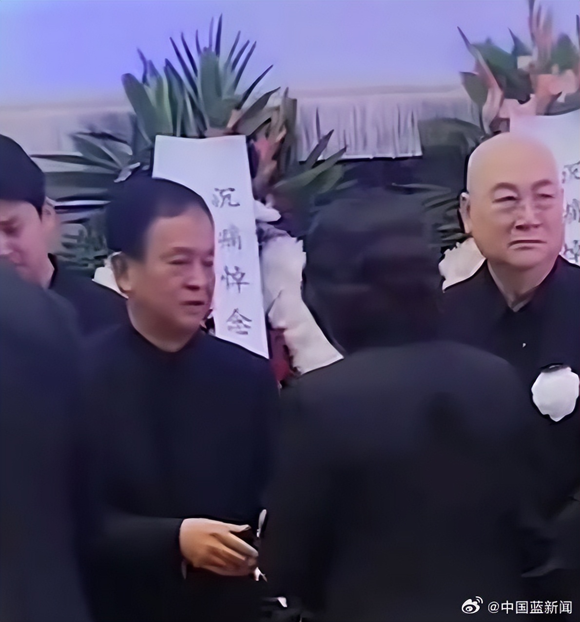 陳麗華告別儀式，遲重瑞一身黑衣現身，六小齡童、馬德華及白岩松等知名人士到場悼念 - 