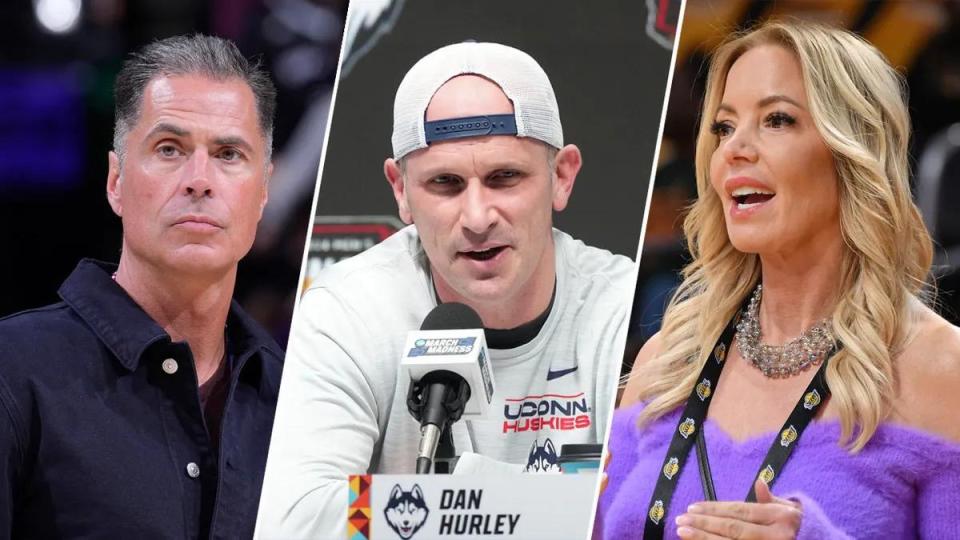 在本周末,赫尔利在洛杉矶会见了湖人队老板珍妮-巴斯和总裁佩林卡.