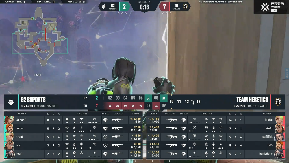 wo0t与patitek五杀引爆全场,th 3-0战胜g2晋级决赛