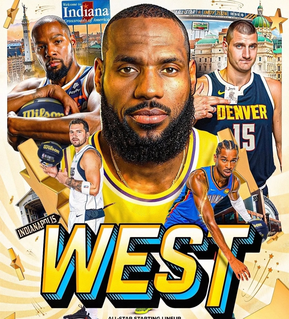 nba官宣全明星首发!