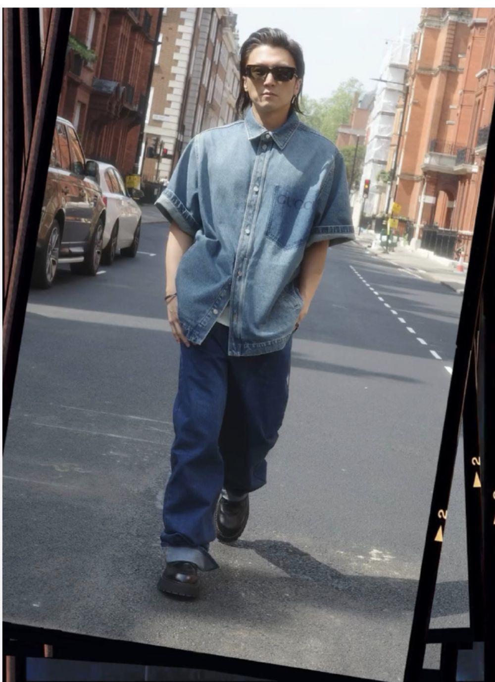 岁谢霆锋被偶遇,伦敦街头满头小辫骑自行车,原来越像谢贤了_腾讯新闻