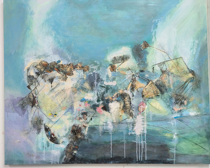 以温柔坚实的笔触捕捉江畔风韵——2024女画家作品展