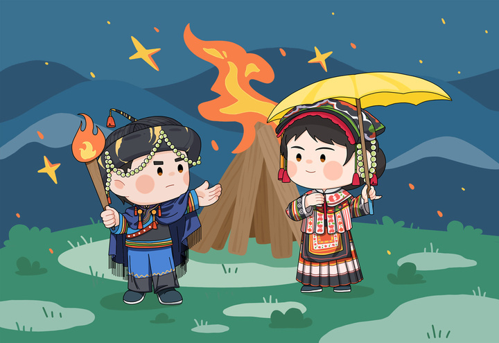 杜莹团队为四川凉山设计的插画 照片由受访者提供这位在海内外拥有