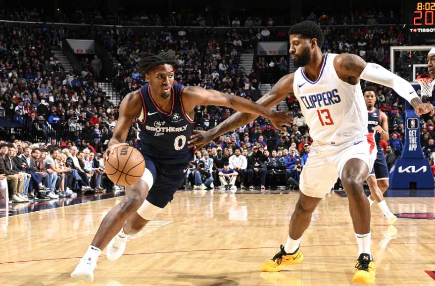 nba常规赛快船逆转76人小卡179制胜盖帽哈登1614