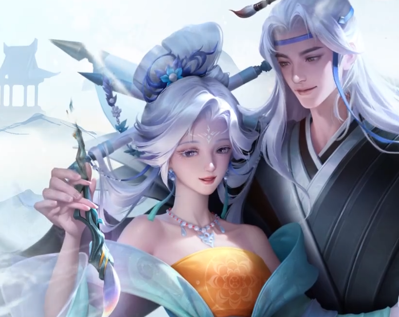 干将莫邪画中仙好评如潮,古色古香,莫邪也能够下地走路了_腾讯新闻