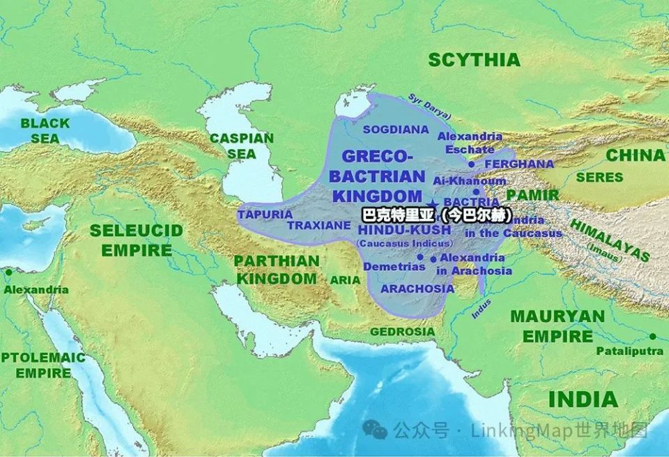 马其顿王国分裂后的塞琉古帝国(seleucid)统治呼罗珊地区▲呼罗珊