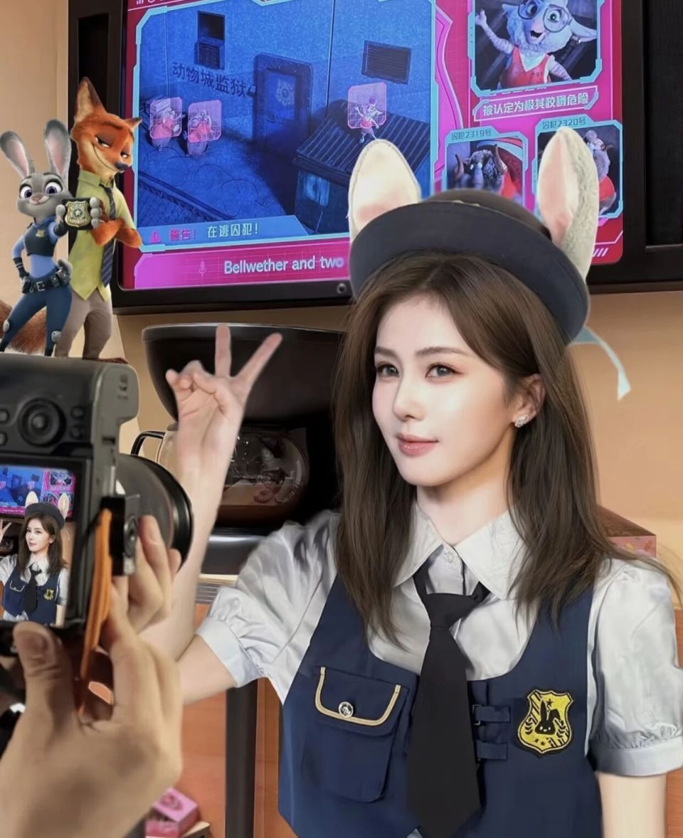 6位女星模仿兔子警官：你心中的最佳兔子警官是谁呢？_腾讯新闻