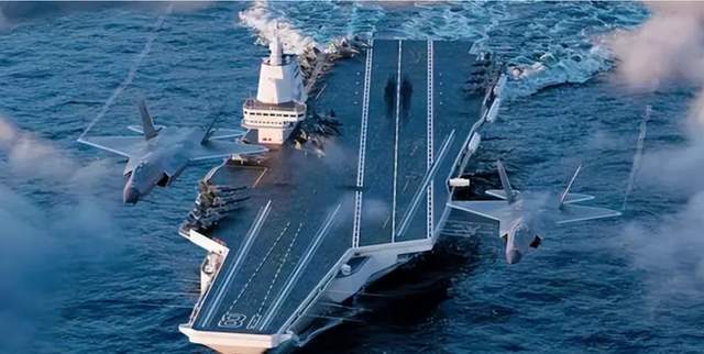 歼-35海基版:最新飞行照片曝光,成为舰载战斗机,已经为期不远了_腾讯