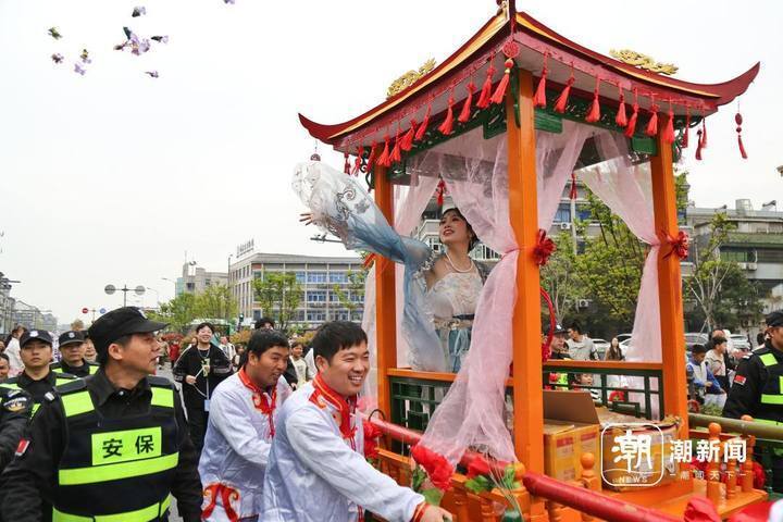 德清新市蚕花庙会图片