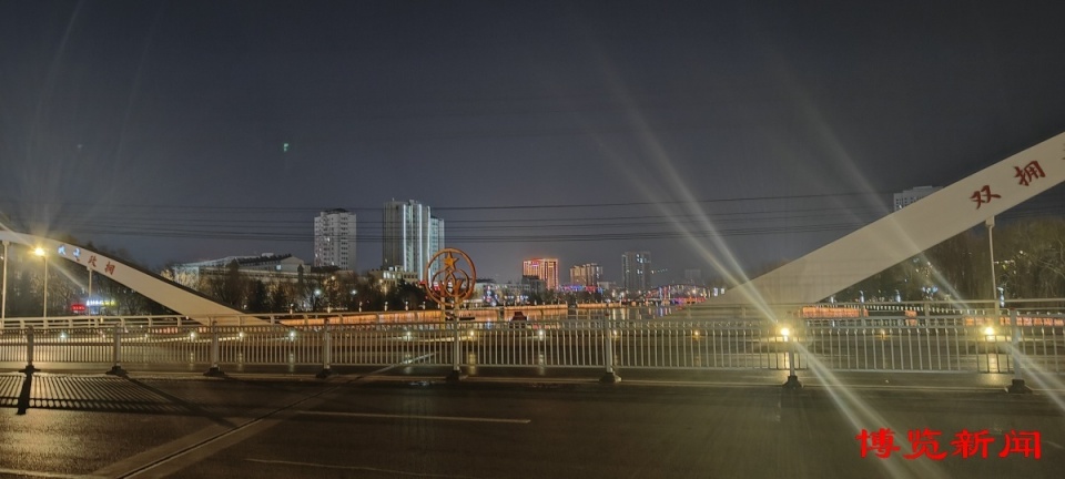 沂源:螳螂河夜景绚丽多姿