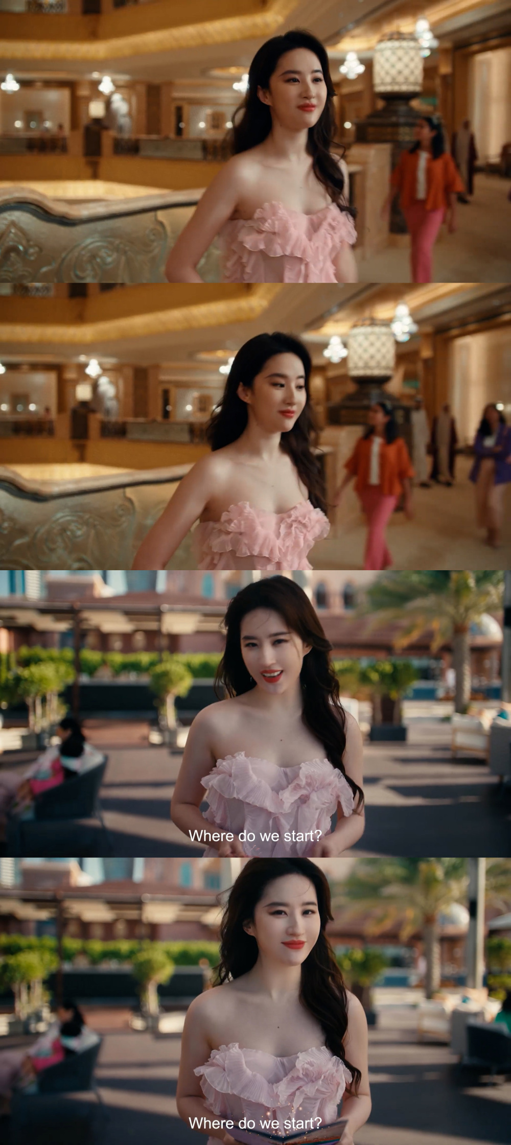 刘亦菲海外担任旅游大使,多套服装尽显美态,城堡公主即视感_腾讯新闻