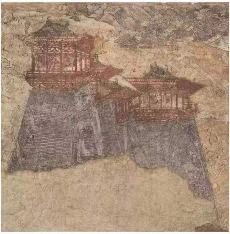 章怀太子墓"客使图""马球图""狩猎出行图",永泰公主墓 "宫女图