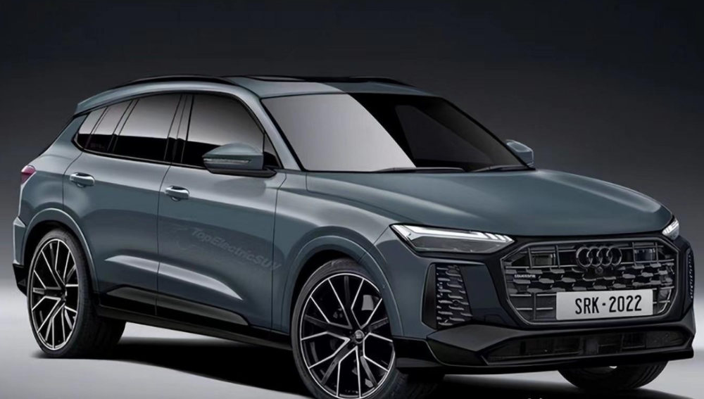 总算长大了全新一代奥迪q5l海外现身新增七座版