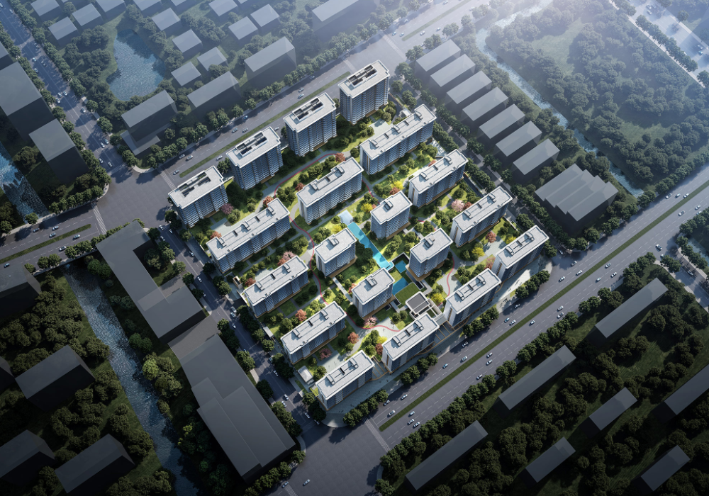 小区抬高，5.3米架空，伟星华丰地铁口9-13层住区亮相_腾讯新闻