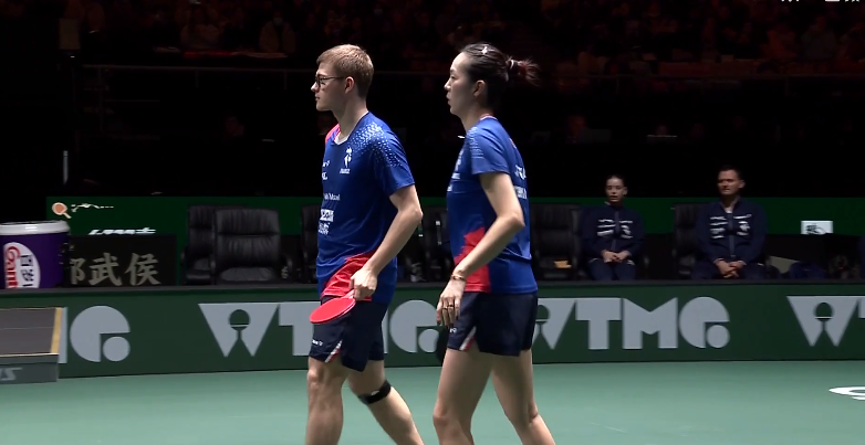 火力全開！孫穎莎王楚欽直落三局擊敗法國組合，助中國隊先拿3分 - 