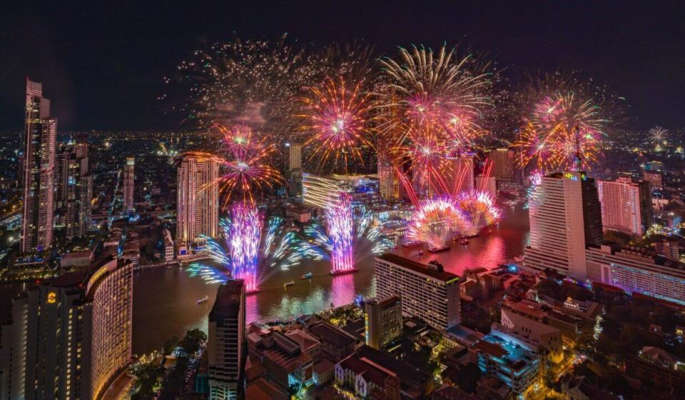 全球最佳跨年烟花秀城市排名公布 曼谷排在第3位!