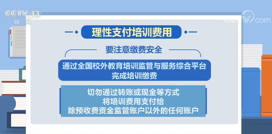 培训一次支付不超过5000元限额的费用,避免退费纠纷和"卷钱跑路"风险