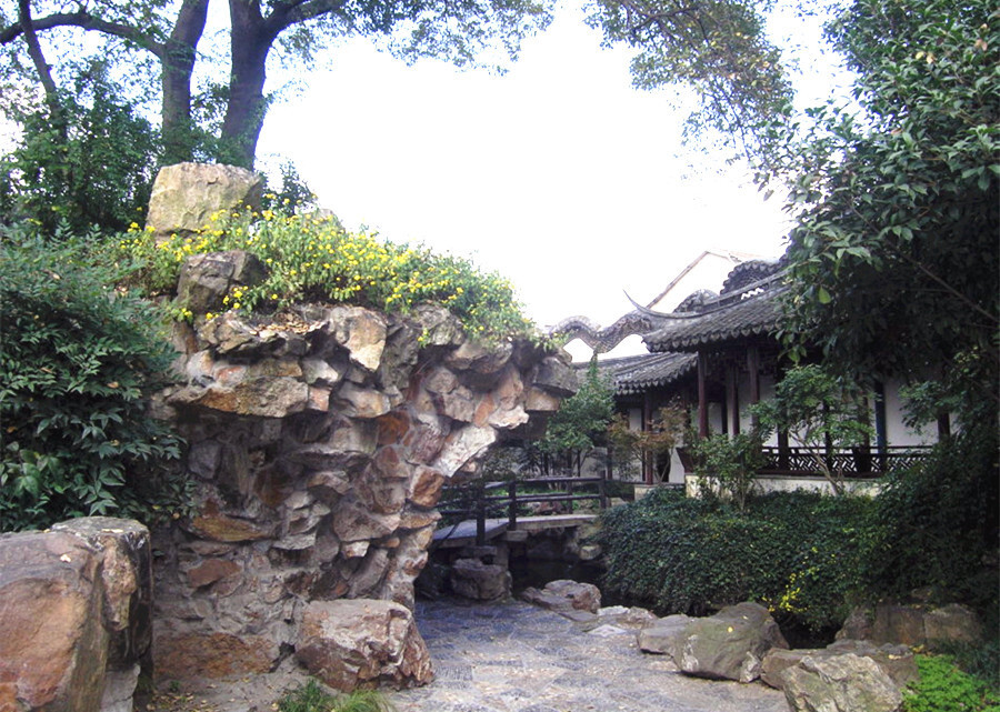 上海现存最小的迷你园林——颐园