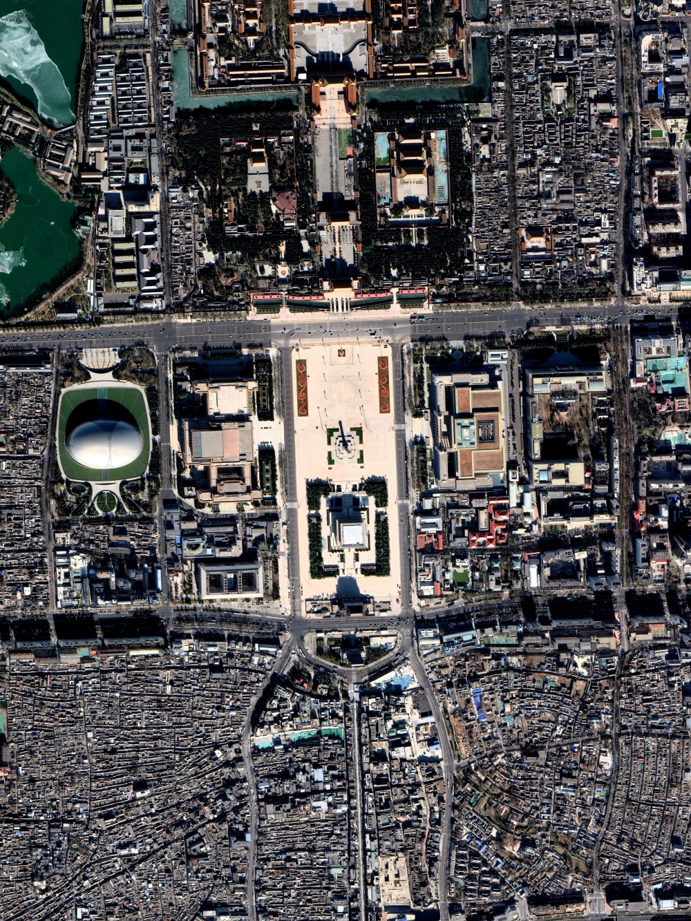 北京高清卫星地图图片