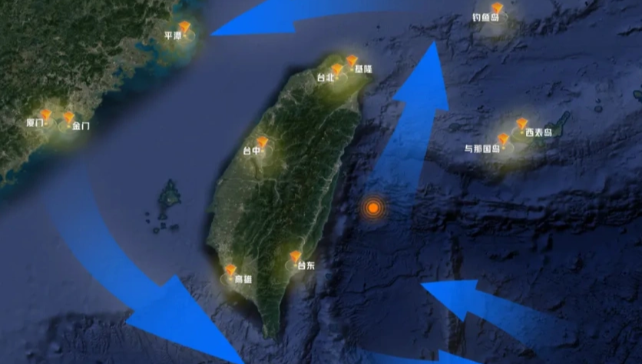 中国已补齐台湾岛东部海底地图