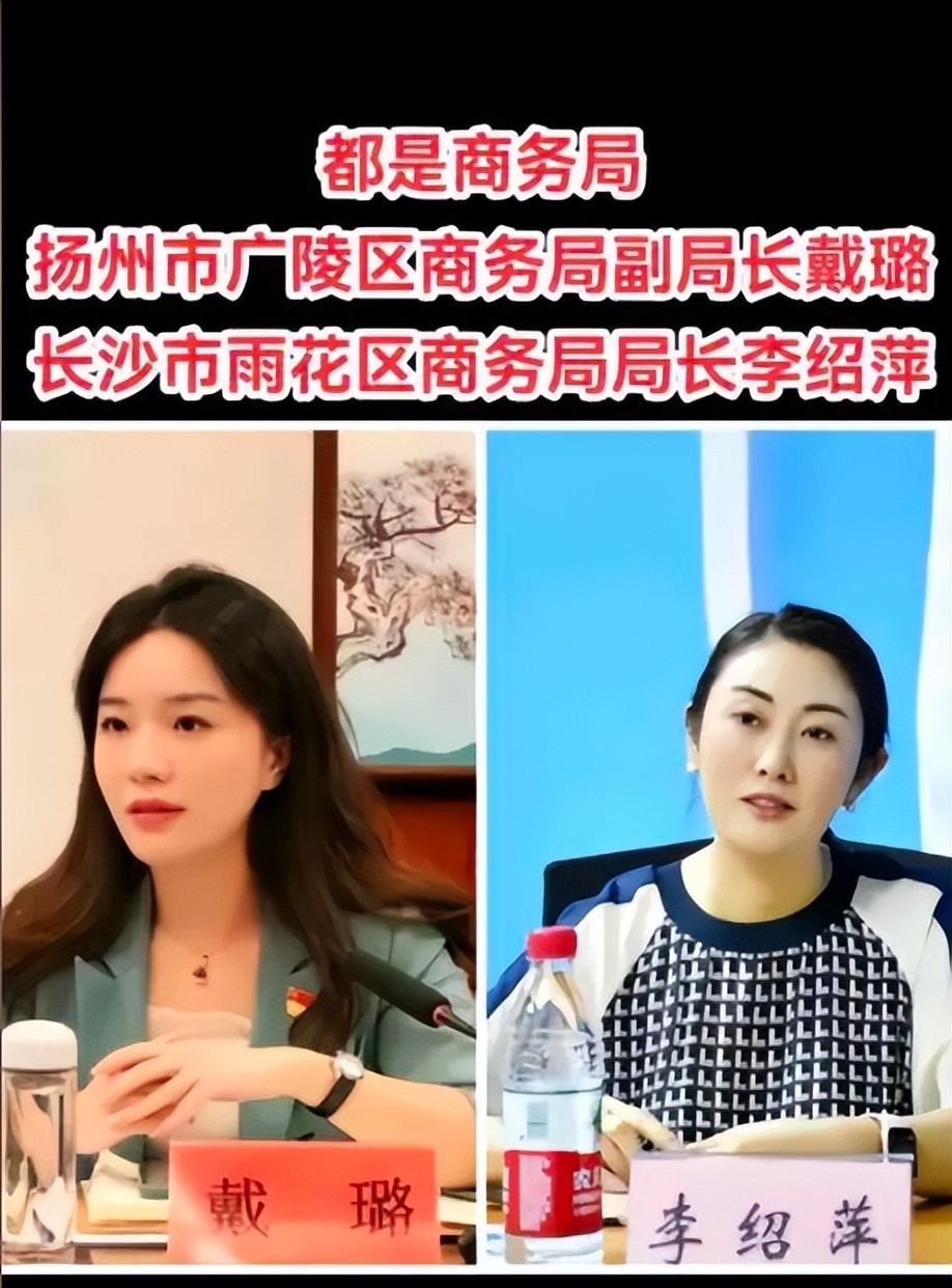 前有扬州市商务局副局长戴路,后有长沙市雨花区商务局局长李绍萍