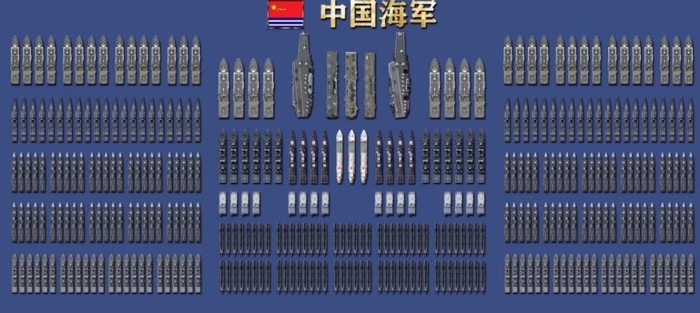 中国三大舰队军舰数量图片