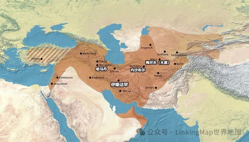 公元11世纪,塞尔柱帝国(seljuk)在咸海地区发迹,后以呼罗珊为节点