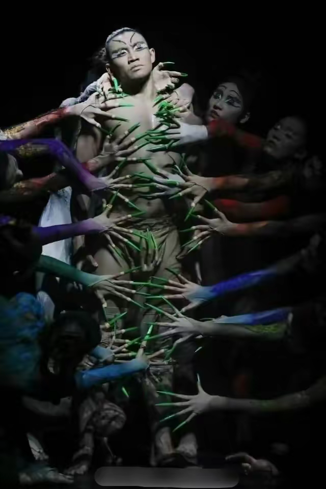 少儿不宜!杨丽萍舞蹈演"阴阳双修",男女舞者动作太不雅观